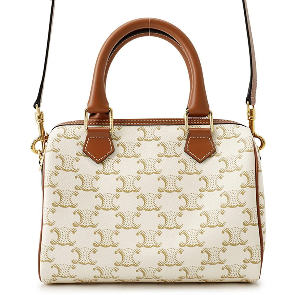 Celine Triomphe Small Boston Bag 197582 CELINE 2-way Shoulder Handbag